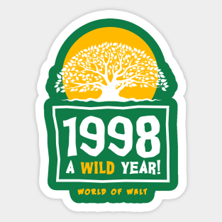 1998 - A Wild Year Sticker